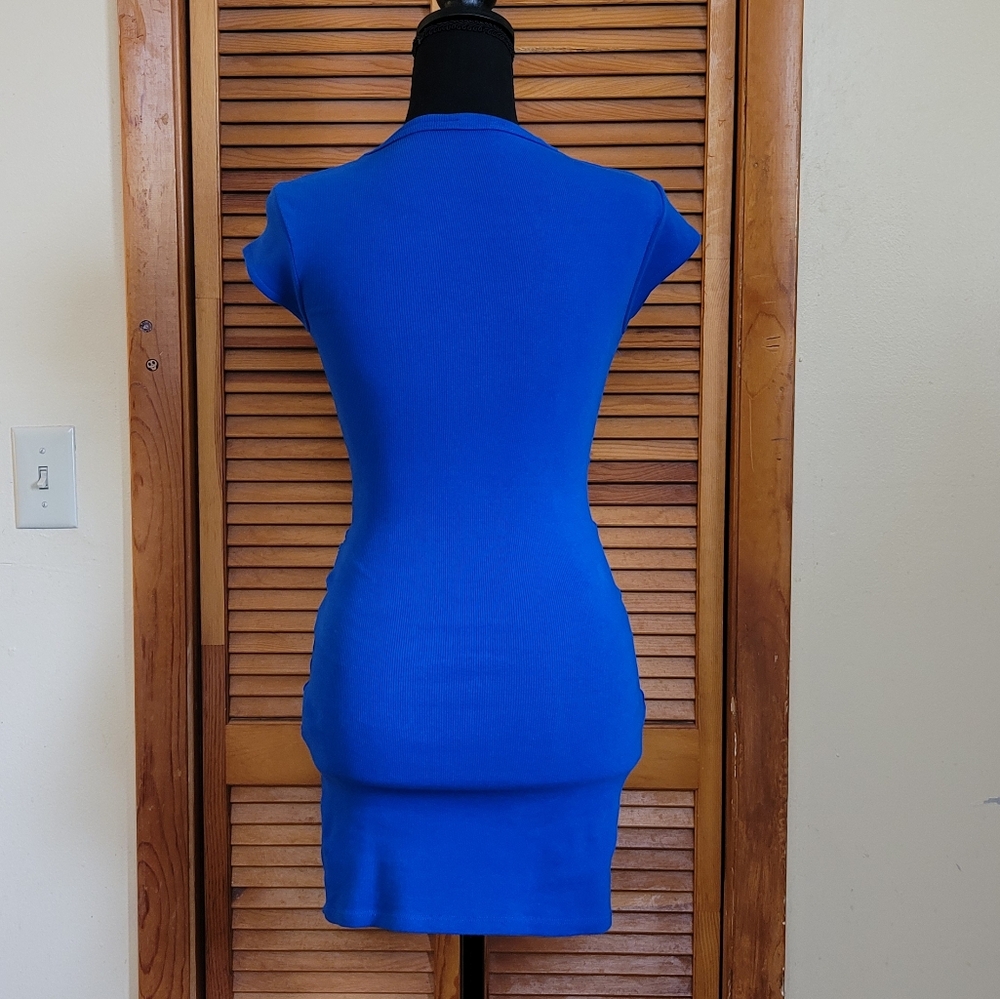 EUC Zara Bodycon Mini Dress Size Small - Picture 3 of 4
